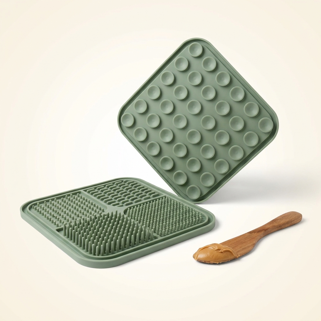 Pawquil calming lick mat 2-pack with suction backing
